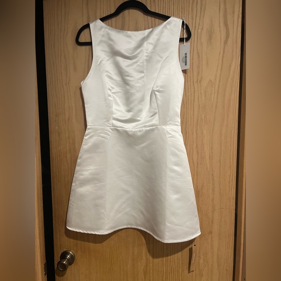 Reformation Zenni mini dress in White - Picture 3 of 5